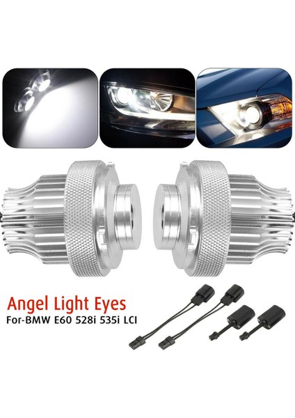 Çift 20W LED Melek Gözler Işık Halkası Ampul-Bmw 5-Serisi E60 Için (Yurt Dışından) fiyatları