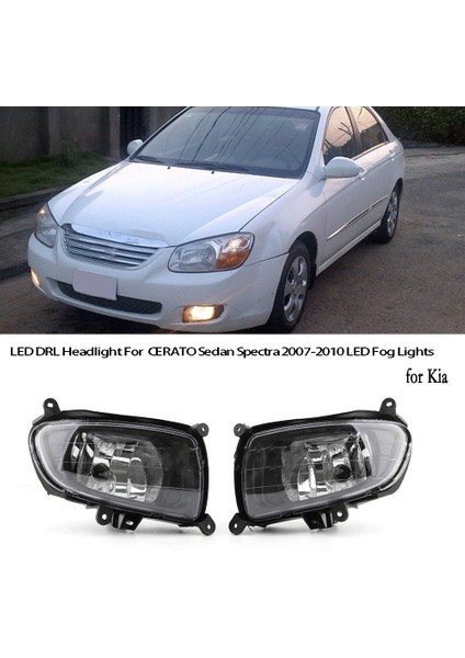 Kıa Cerato Sedan Için Sol Ön Tampon Sis Lambası LED Drl Far (Yurt Dışından) fiyatları