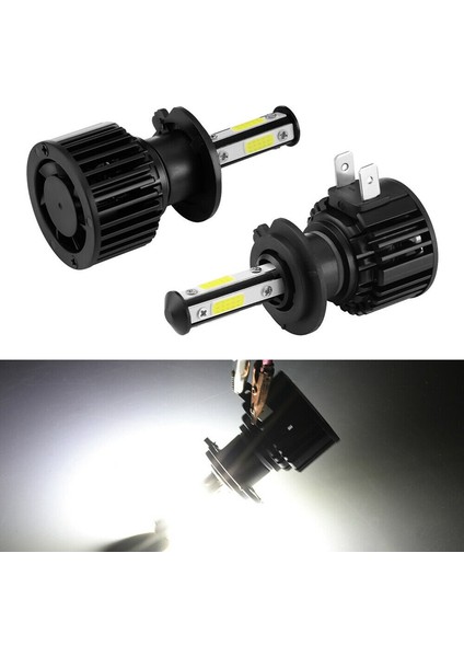 Çift F8 4 Taraflı Glow LED Araç Far Otomobil Lambası Evrensel H7 (Yurt Dışından) fiyatları