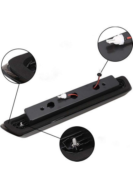 Ford 3rd Su Geçirmez Ters LED Ampuller Siyah Muhafazalı Şeffaf Lensli (Yurt Dışından) fırsatları