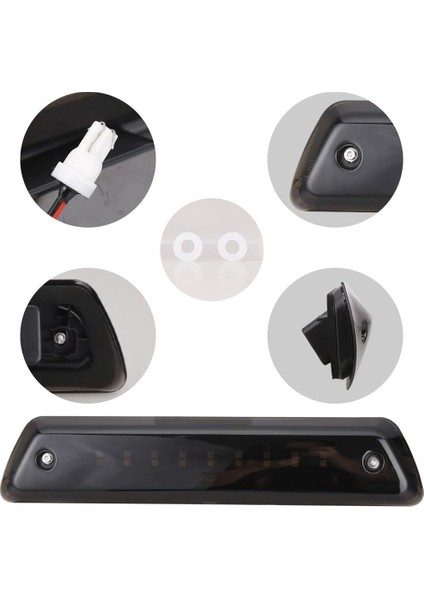 Ford 3rd Su Geçirmez Ters LED Ampuller Siyah Muhafazalı Şeffaf Lensli (Yurt Dışından) indirimleri