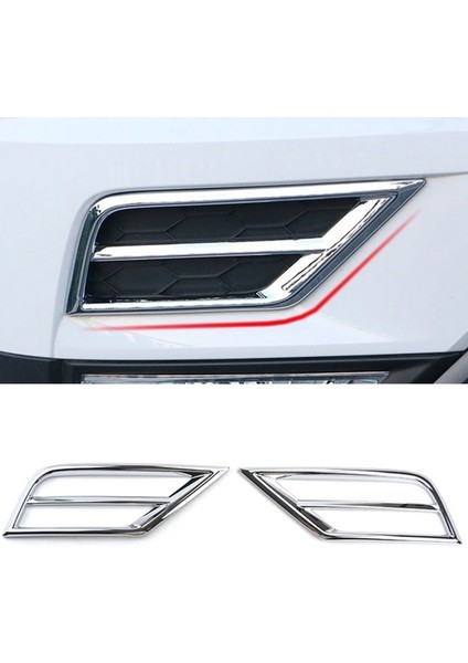 Tiguan Için Mk2 2016 2017 2018 Ön Izgara Sis Lambaları Trim Çıkartmalar (Yurt Dışından) fırsatları