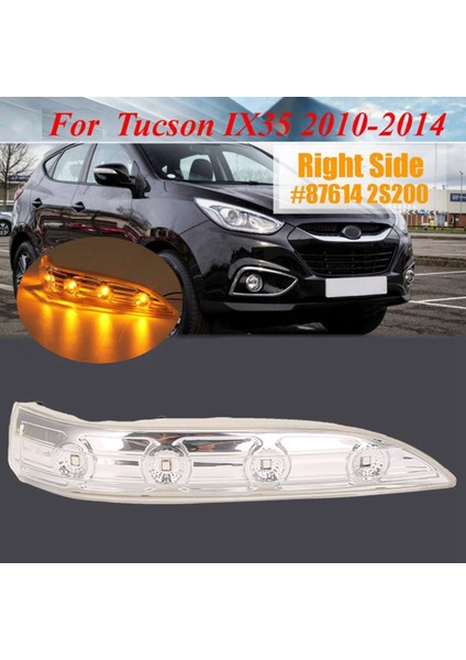 Araba LED Dikiz Aynası Işık Dönüş Sinyali Hyundai Tucson IX35 2011-2015 876242S000 Sağ (Yurt Dışından)