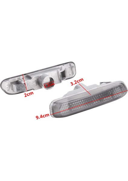 Çamurluk Yan Işaret Işığı Dönüş Lambası Kapağı Gri Için (Yurt Dışından) modelleri