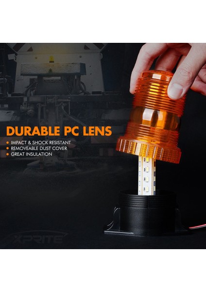 Forklift 30 LED Flaşör Işık Strobe Lambası Tehlike Yanıp Sönen Uyarı (Yurt Dışından)