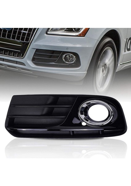 Audi Q5 2013-2015 Için Parlak Siyah Ön Tampon Alt Sis Izgarası (Yurt Dışından) fırsatları