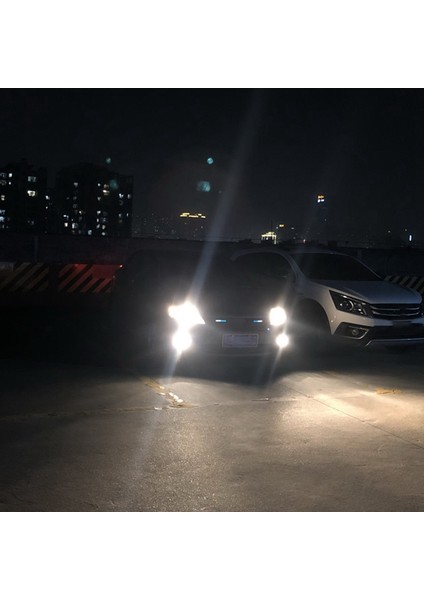 12V LED Işıklı Izgara Işık Araba Ön Yüz Dekorasyonu Beyaz 2 Adet (Yurt Dışından) fırsatları