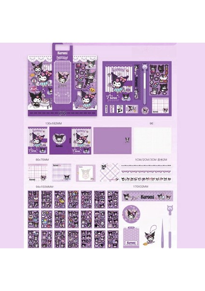 Sanrio-Defter-Kırtasiye Seti-Hediye Kutusu-Güzel Görünüm-Hediye Paketi (Yurt Dışından) fırsatları