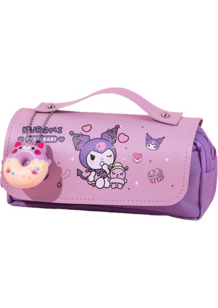 Sanrio-Culomi-Stres Azaltma-El Taşıma-Kalem Kutusu-Çok Fonksiyonlu, Büyük Kapasiteli (Yurt Dışından)