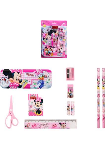 Öğrenciler Için Minnie-Okul Hediyeleri-Okul Malzemeleri-Set (Yurt Dışından)