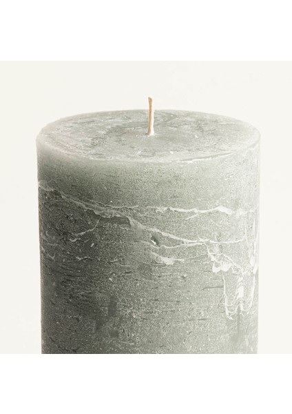 Deurne Parafın Mum 9X9X13 cm Turkuaz modelleri