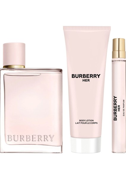 Her EDP 100 Ml + Vücut Losyonu 75 Ml + 10 Ml EDP Kadın Parfüm Set