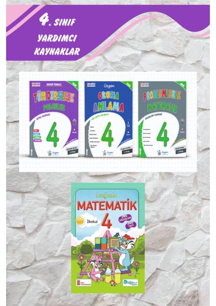 (Sınıf: 4) Beceri Temelli Kazandıran Süper Üçlü Set 2024