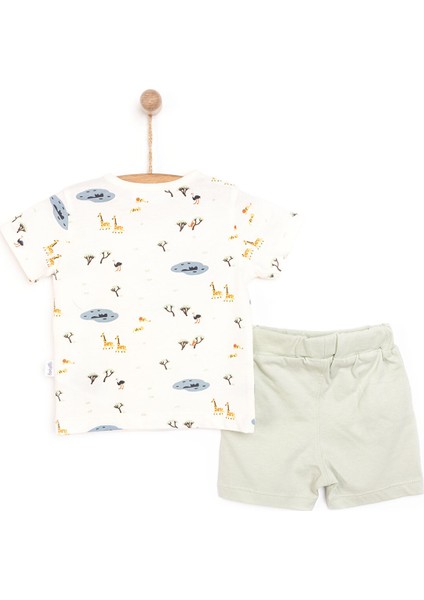 Yenidoğan Safari Tshirt-Şort 2li Takım Erkek Bebek fiyatları