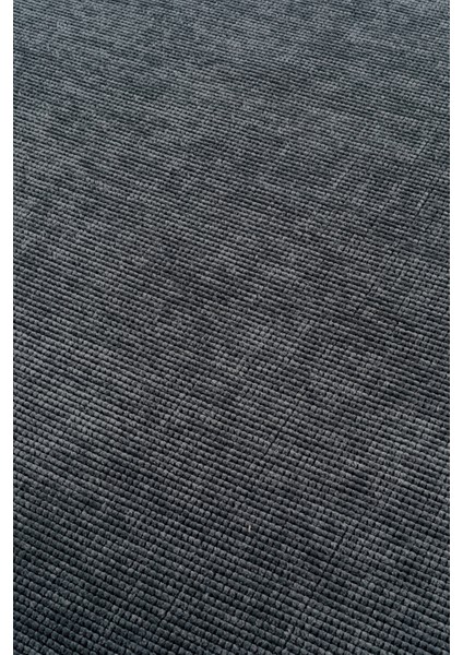 Versale Yıkanabilir Kaydırmaz, Pamuk Dokuma, Premium Kalite Salon&mutfak&yemek Odası Kilim Antrasıt