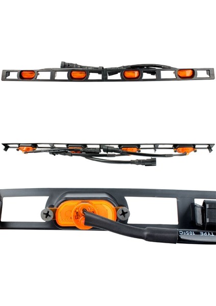Toyota Tacoma Için 4 Parçalı Ön Tampon Izgarası LED Amber Işık (Yurt Dışından) indirimleri