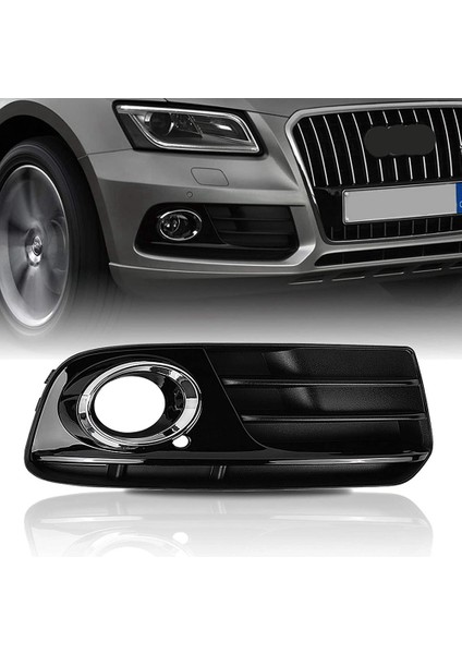 Audi Q5 2013-2015 Için Parlak Siyah Ön Tampon Alt Sis Izgarası (Yurt Dışından) modelleri