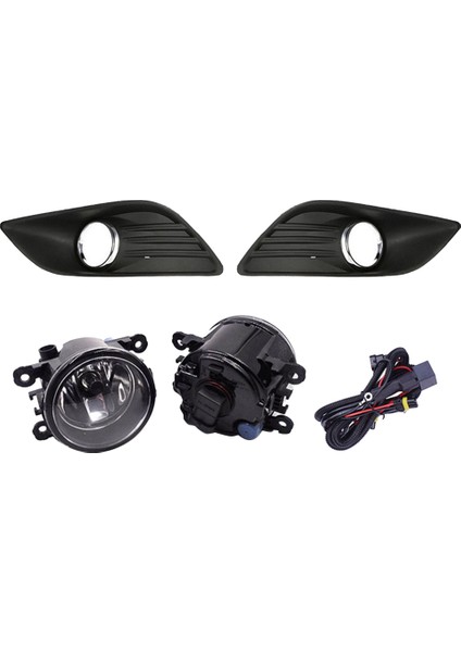 Ford Focus Için 1 Çift Alt Tampon 2 Adet Sağ ve Sol Sis Farı Izgarası (Yurt Dışından)