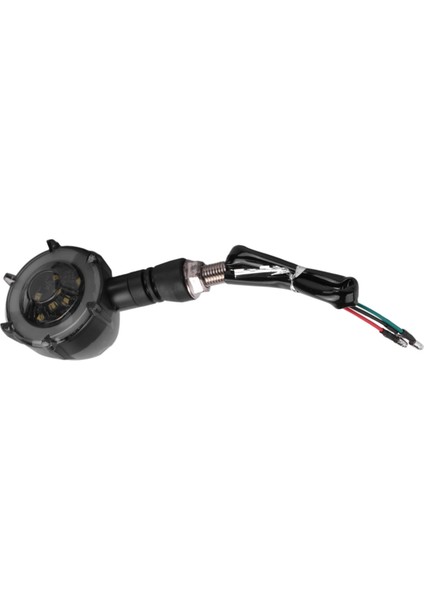 Adet Motosiklet Dönüş Sinyali Modifiye LED Iki Renkli Dairesel Çıta (Yurt Dışından)