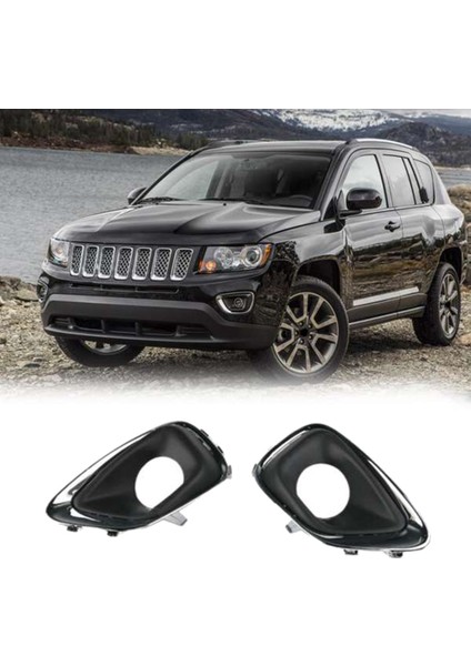 2014-2017 Jeep Pusula Ön Sol Sağ Yan Sis Farı Için 1 Çift (Yurt Dışından) fiyatları