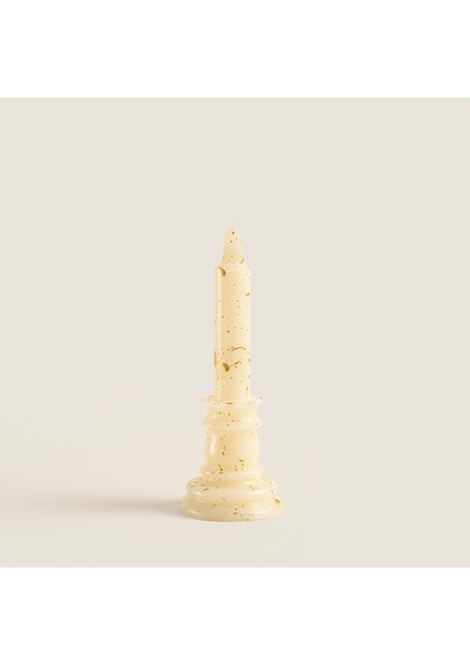 Flamme Kaideli Şamdan Mum Gold 20 cm Gold modelleri