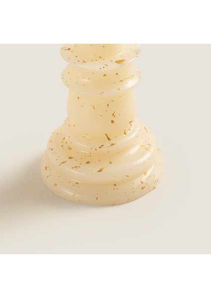 Flamme Kaideli Şamdan Mum Gold 20 cm Gold fırsatları