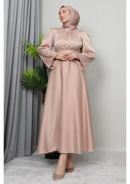 Nazlı Tesettür Elbise Mint fırsatları