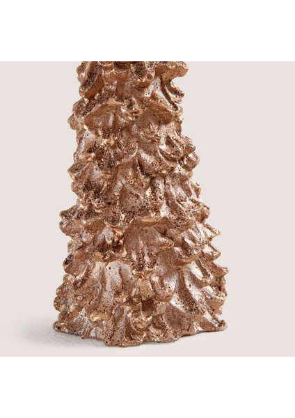 Pınely Çam Ağacı Mum 14 cm Pudra Pudra fırsatları