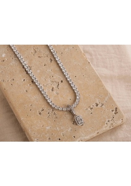 S'CHARM Pırlantalı Baget Charm