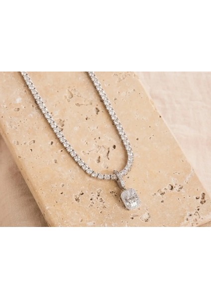 S'CHARM Pırlantalı Baget Charm