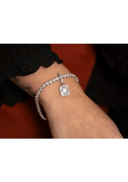 S'CHARM Pırlantalı Baget Charm fiyatları