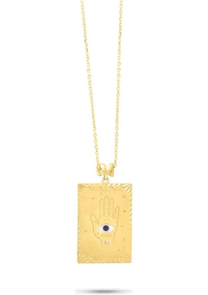 TAROT Magician Altın Büyücü Kartı Kolye