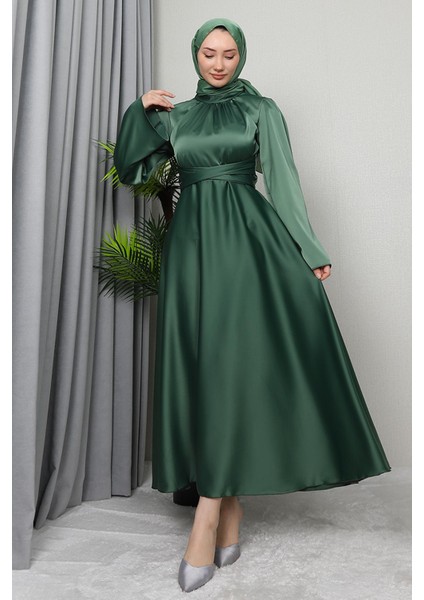 Nazlı Tesettür Elbise Mint fiyatları