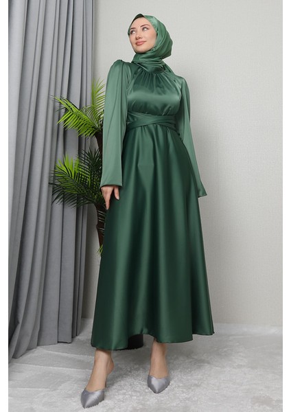 Nazlı Tesettür Elbise Mint modelleri