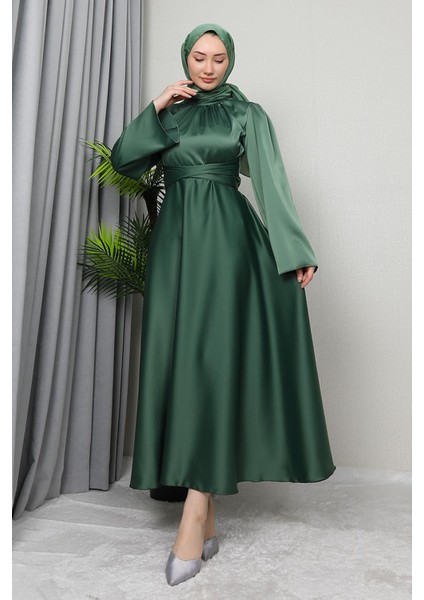 Nazlı Tesettür Elbise Mint fırsatları