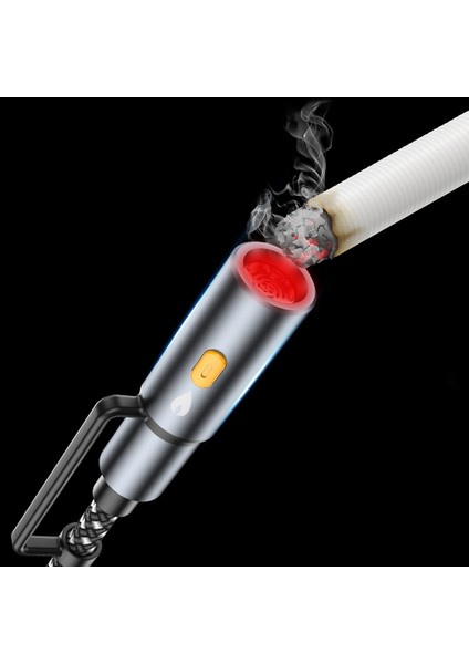 LC112 Çoklu Şarj Kablolu Fener ve Çakmaklık Özellikli 6in1 Kablo 240W 1m Gri
