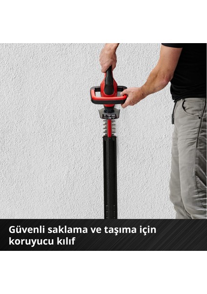 Akülü Çit Budama GC-CH 18/40 Li Solo Power X-Change (18 V, 40 cm kesim uzunluğu, 13 mm diş aralığı, ergonomik tutamak, akü dahil değildir) - 3410940