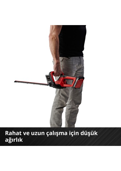 Akülü Çit Budama GC-CH 18/40 Li Solo Power X-Change (18 V, 40 cm kesim uzunluğu, 13 mm diş aralığı, ergonomik tutamak, akü dahil değildir) - 3410940