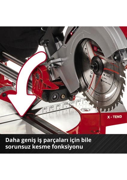 TE-SM 36/210 Li Akülü Pistonlu Gönye Kesme (36V, 3.800 rpm, bıçak Ø210 x ø30 mm, lazer görüş, akü ve şarj cihazı dahil değildir) - 4300880