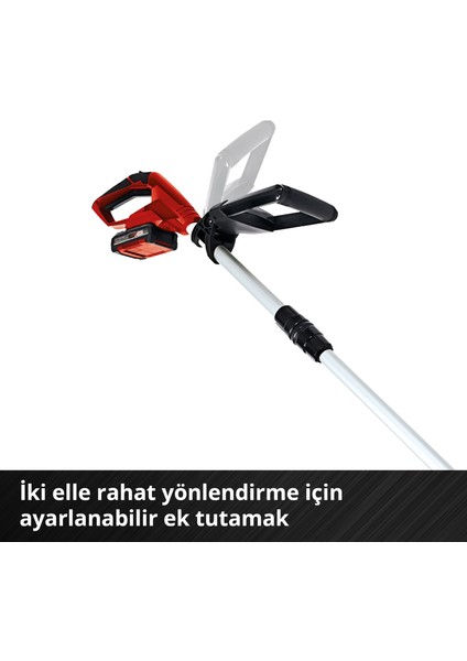 GE-CT 18 Li Kit (1x2,0Ah), Akülü Kenar Kesme