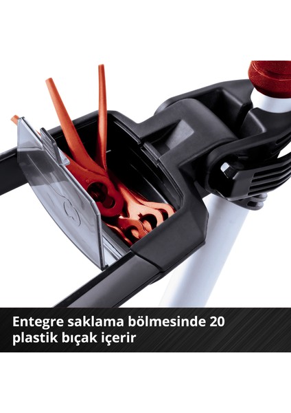 GE-CT 18 Li Kit (1x2,0Ah), Akülü Kenar Kesme