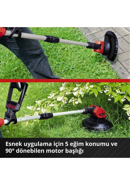 GE-CT 18 Li Kit (1x2,0Ah), Akülü Kenar Kesme