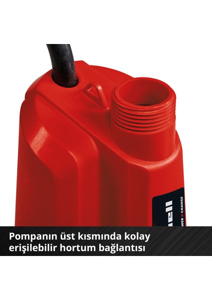 GE-PP 18 RB Li - Solo, Akülü Dalgıç Pompa - Temiz Su (Akü ve şarj cihazı dahil değildir)