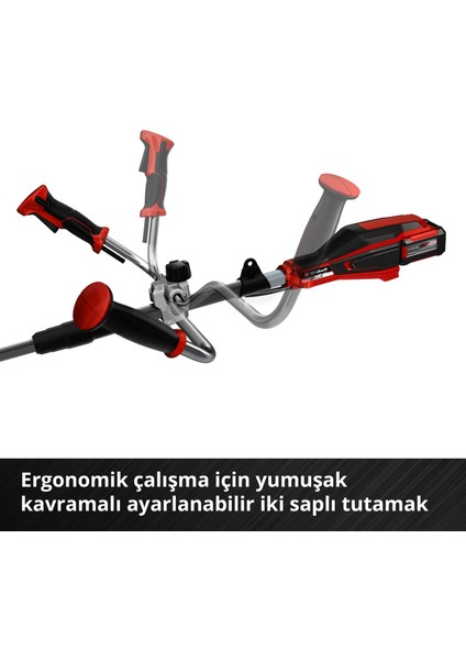 Akülü Tırpan AGILLO 18/200 Power X-Change (Li-Ion, 18V, 7500 dev/dak, otomatik misina besleme/3 dişli bıçak, ön motor, akü ve şarj cihazı dahil değildir) - 3411310