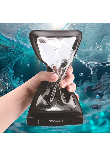 Universal Su Geçirmez Kılıf Lenyes WB2002 IP68 Sertifikalı Bıyun Askılı Max 6.7 Inç Siyah fiyatları