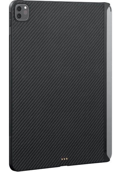 iPad Air 10.9 2020 4.nesil Kılıf Aramid Fiber Pitaka Ultra-Slim Classic Serisi Siyah modelleri