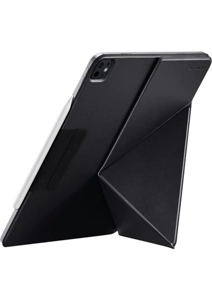 iPad Pro 11 2024 Uyumlu Pitaka Magez Falio 2 Kalem Bölmeli Standlı Kılıf Siyah indirimleri