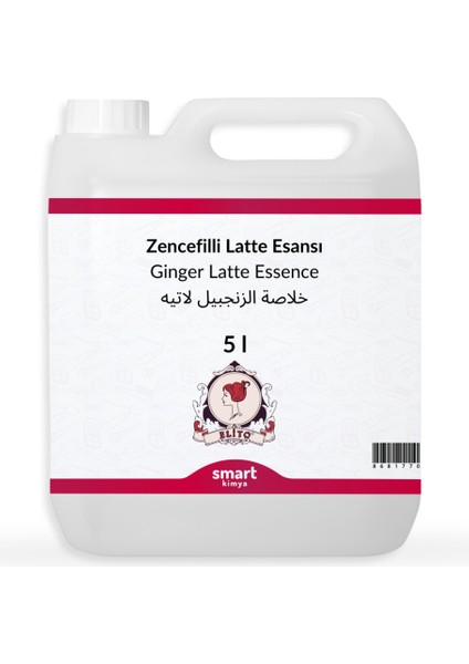 Zencefilli Latte Esansı 5 Litre
