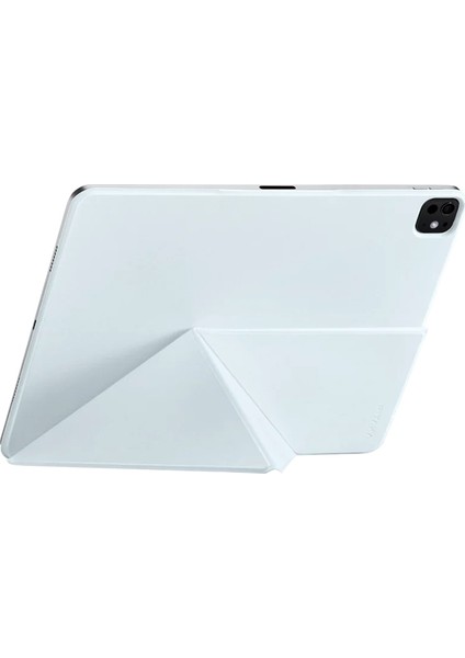 iPad Pro 13 2024 Uyumlu Pitaka Magez Falio 2 Kalem Bölmeli Standlı Kılıf Mavi fırsatları