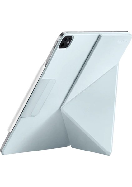iPad Pro 13 2024 Uyumlu Pitaka Magez Falio 2 Kalem Bölmeli Standlı Kılıf Mavi indirimleri